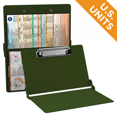 WhiteCoat Clipboard® - Army Green Medical Edition